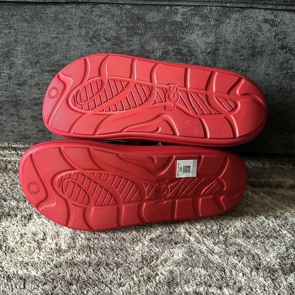 NWT UGG Sport Yeah Men’s Slides EVA Water Resistant Red 11 - Picture 5 of 5